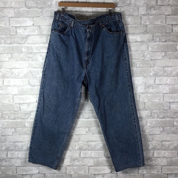 Levi's 559 Vintage Relaxed Fit Jeans Men's 44 x 30 (Measured 42 x 28) White Tab - Picture 6 of 11